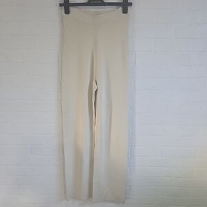 COS NWOT Cream Wide Leg Knit Pants